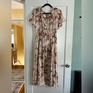 Floral Romper with attached duster.